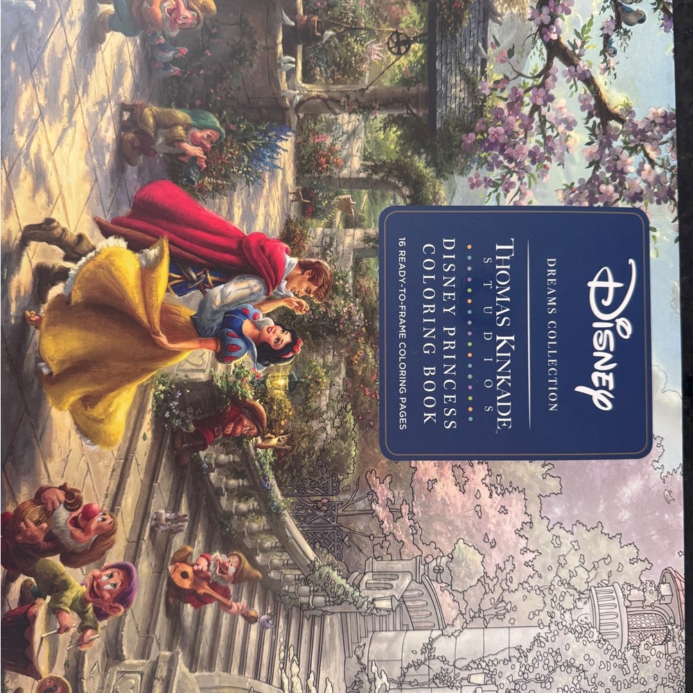 Disney Dreams Collection Coloring Book with Vibrant Colors